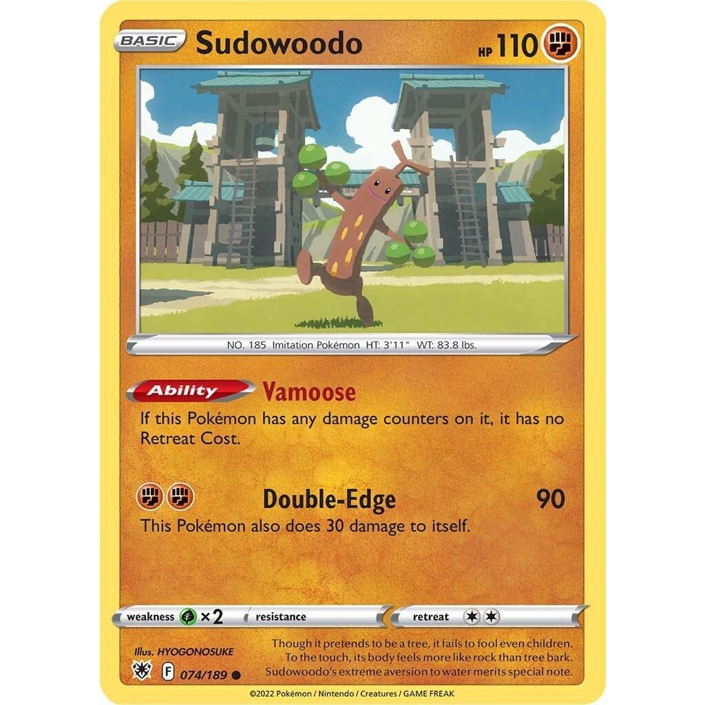 Image for Sudowoodo (074/189) (SWSH10) - Pokemon