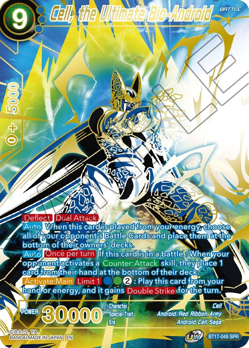 Image for Cell, the Ultimate Bio-Android (SPR) (BT17-049) (DBS-B17) - Dragon Ball Super: Masters