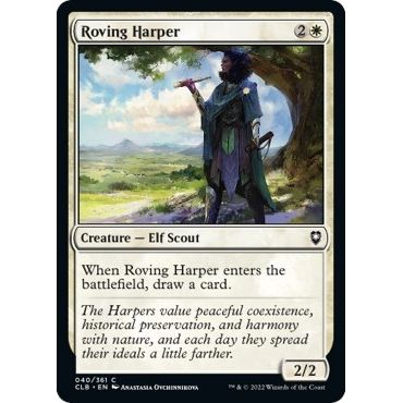 Image for Roving Harper (40) (CLB) - Magic: The Gathering