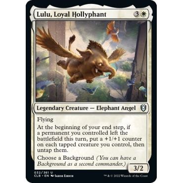 Image for Lulu, Loyal Hollyphant (32) (CLB) - Magic: The Gathering