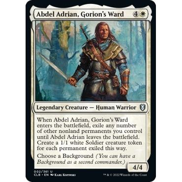 Image for Abdel Adrian, Gorion's Ward (2) (CLB) - Magic: The Gathering