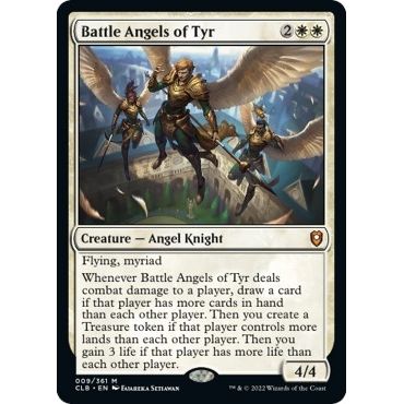 Image for Battle Angels of Tyr (9) (CLB) - Magic: The Gathering