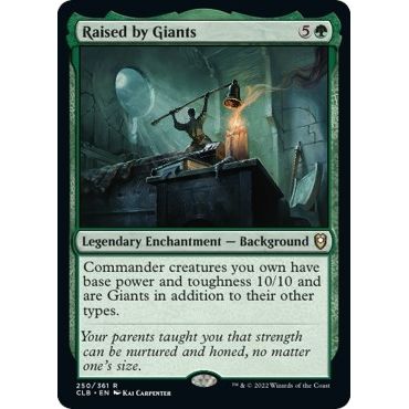 Image for Raised by Giants (250) (CLB) - Magic: The Gathering