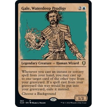 Image for Gale, Waterdeep Prodigy (Showcase) (383) (CLB) - Magic: The Gathering