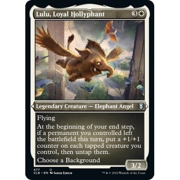 Image for Lulu, Loyal Hollyphant (Foil Etched) (477) (CLB) - Magic: The Gathering