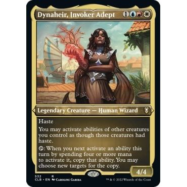 Image for Dynaheir, Invoker Adept (Foil Etched) (532) (CLB) - Magic: The Gathering
