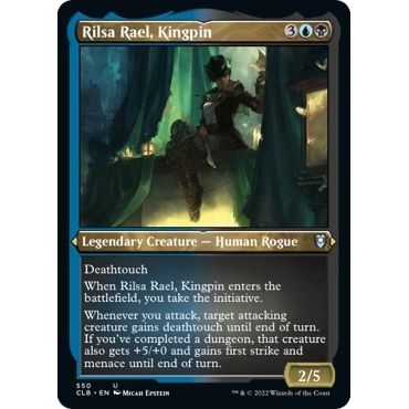 Image for Rilsa Rael, Kingpin (Foil Etched) (550) (CLB) - Magic: The Gathering