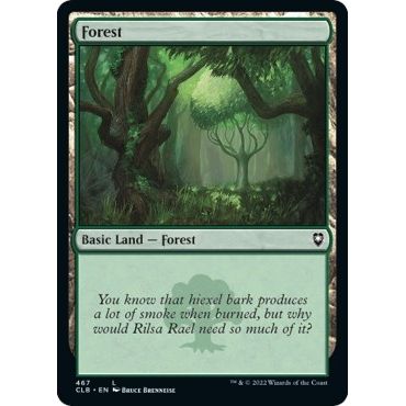 Image for Forest (467) (467) (CLB) - Magic: The Gathering