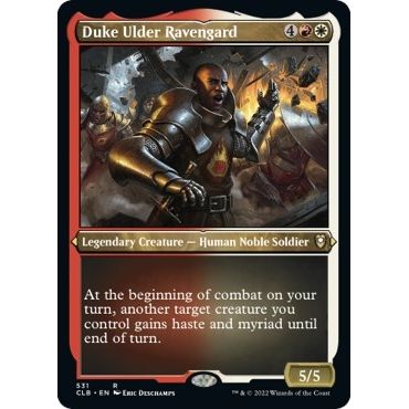 Image for Duke Ulder Ravengard (Foil Etched) (531) (CLB) - Magic: The Gathering