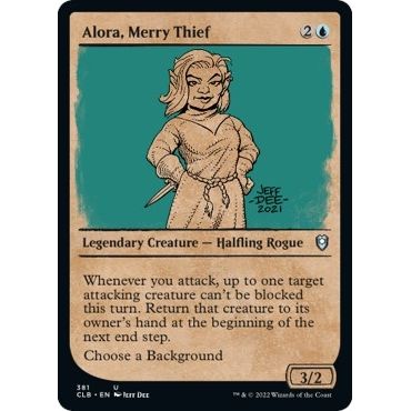 Image for Alora, Merry Thief (Showcase) (381) (CLB) - Magic: The Gathering