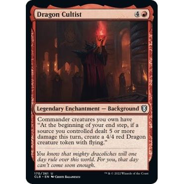 Image for Dragon Cultist (170) (CLB) - Magic: The Gathering