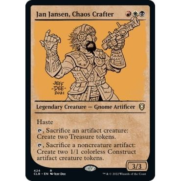 Image for Jan Jansen, Chaos Crafter (Showcase) (424) (CLB) - Magic: The Gathering