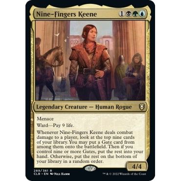 Image for Nine-Fingers Keene (289) (CLB) - Magic: The Gathering