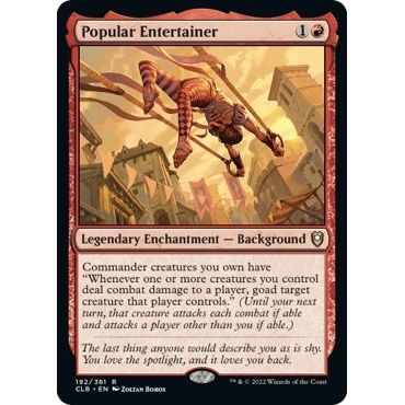 Image for Popular Entertainer (192) (CLB) - Magic: The Gathering
