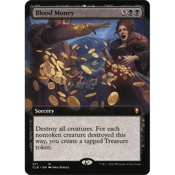 Image for Blood Money (Extended Art) (571) (CLB) - Magic: The Gathering