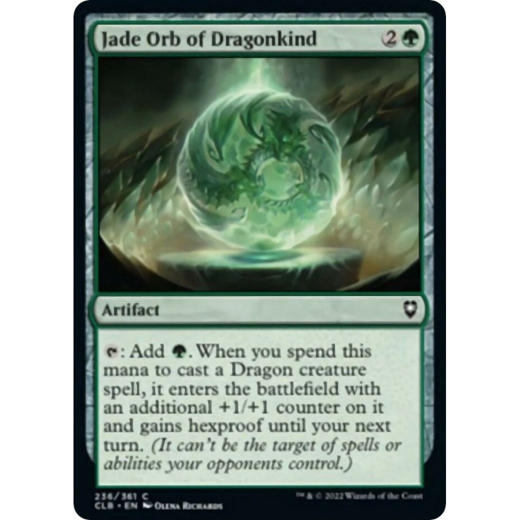 Image for Jade Orb of Dragonkind (236) (CLB) - Magic: The Gathering