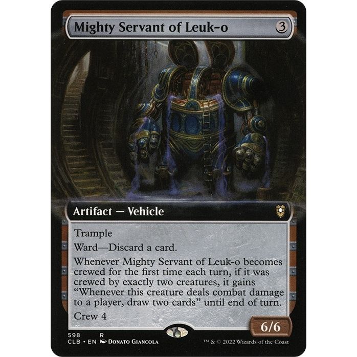 Image for Mighty Servant of Leuk-o (Extended Art) (598) (CLB) - Magic: The Gathering