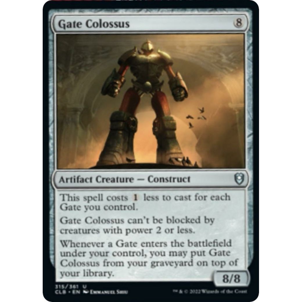 Image for Gate Colossus (315) (CLB) - Magic: The Gathering