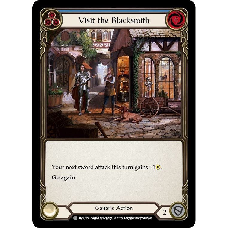 Image for Visit the Blacksmith (DVR022) (RVD/DVR) - Flesh and Blood TCG