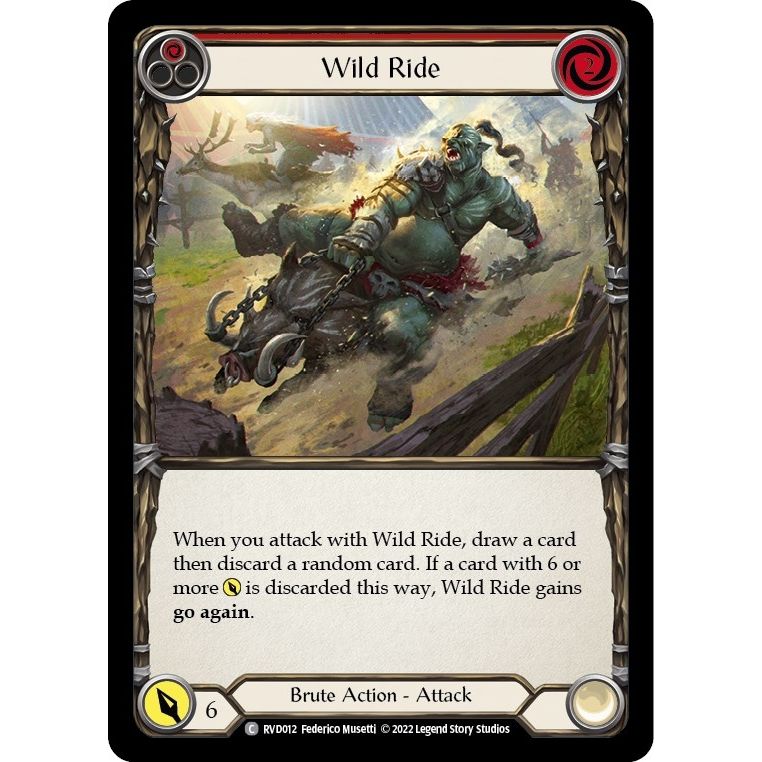 Image for Wild Ride (RVD012) (RVD/DVR) - Flesh and Blood TCG