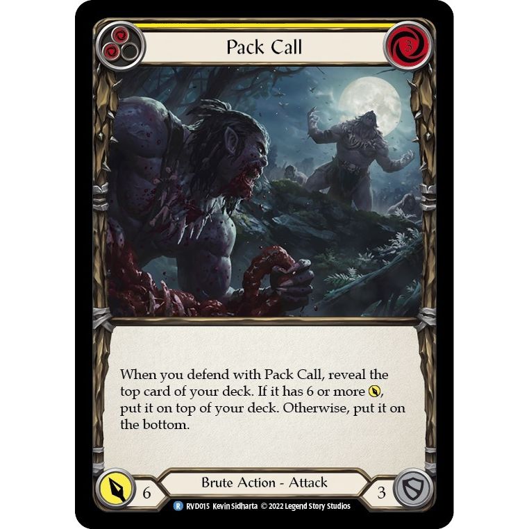 Image for Pack Call (RVD015) (RVD/DVR) - Flesh and Blood TCG