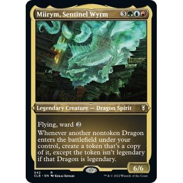 Image for Miirym, Sentinel Wyrm (Foil Etched) (542) (CLB) - Magic: The Gathering