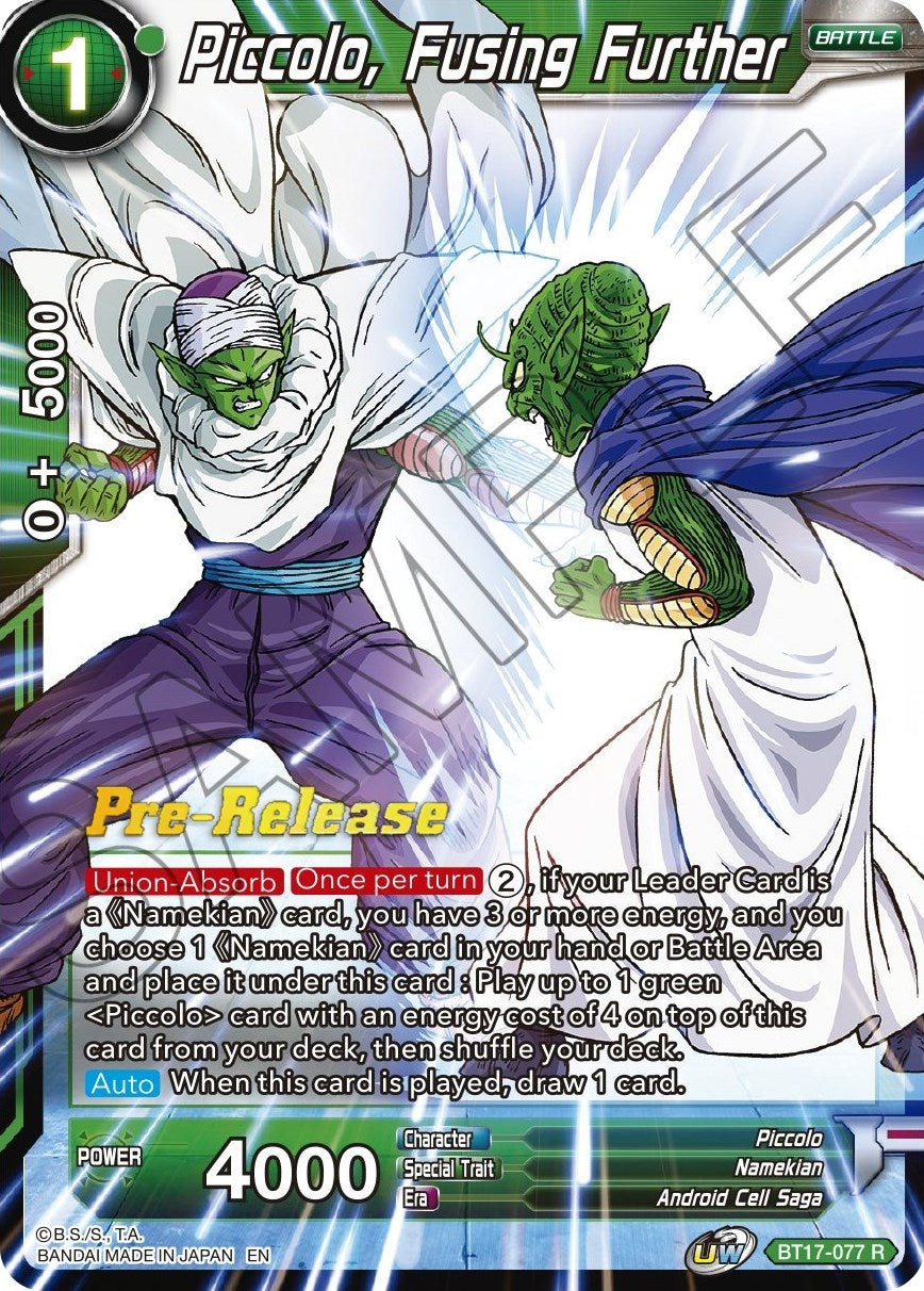 Image for Piccolo, Fusing Further (BT17-077) (DBS-B17PRE) - Dragon Ball Super: Masters