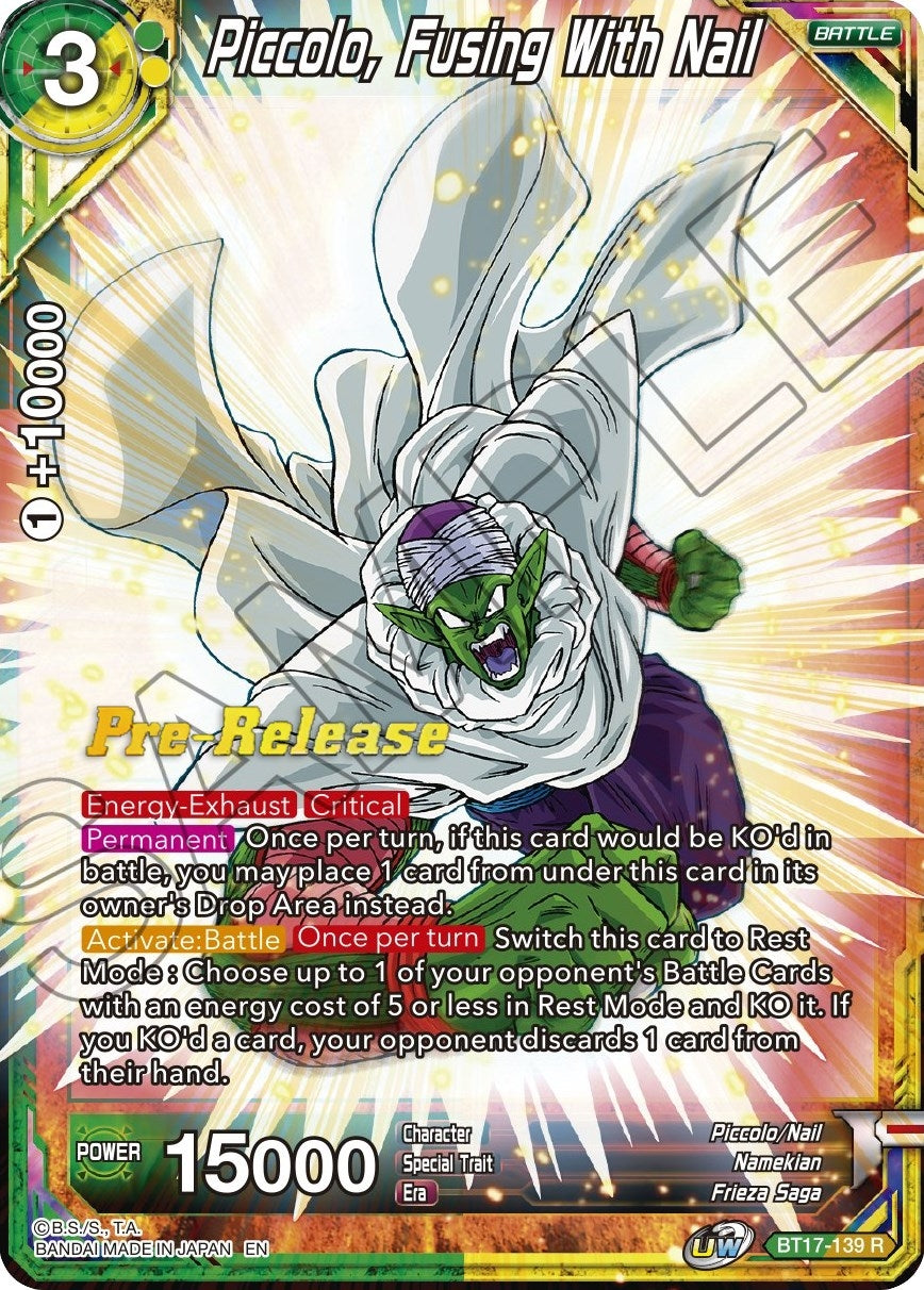 Image for Piccolo, Fusing With Nail (BT17-139) (DBS-B17PRE) - Dragon Ball Super: Masters