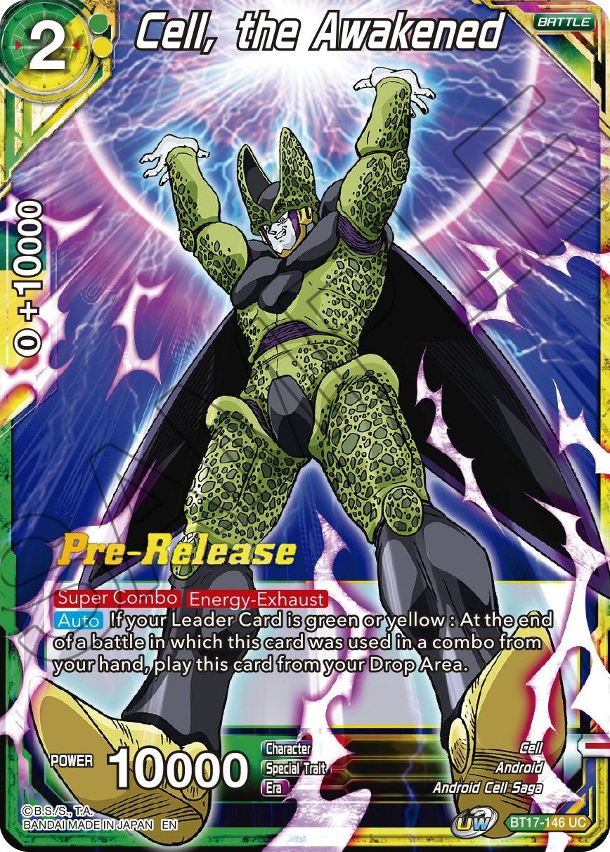 Image for Cell, the Awakened (BT17-146) (DBS-B17PRE) - Dragon Ball Super: Masters
