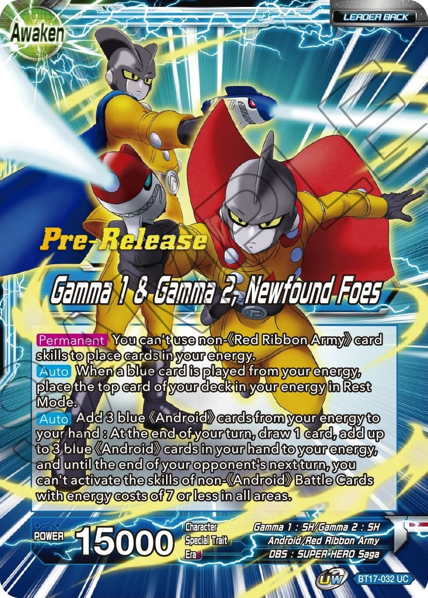 Image for Gamma 1 & Gamma 2 // Gamma 1 & Gamma 2, Newfound Foes (BT17-032) (DBS-B17PRE) - Dragon Ball Super: Masters