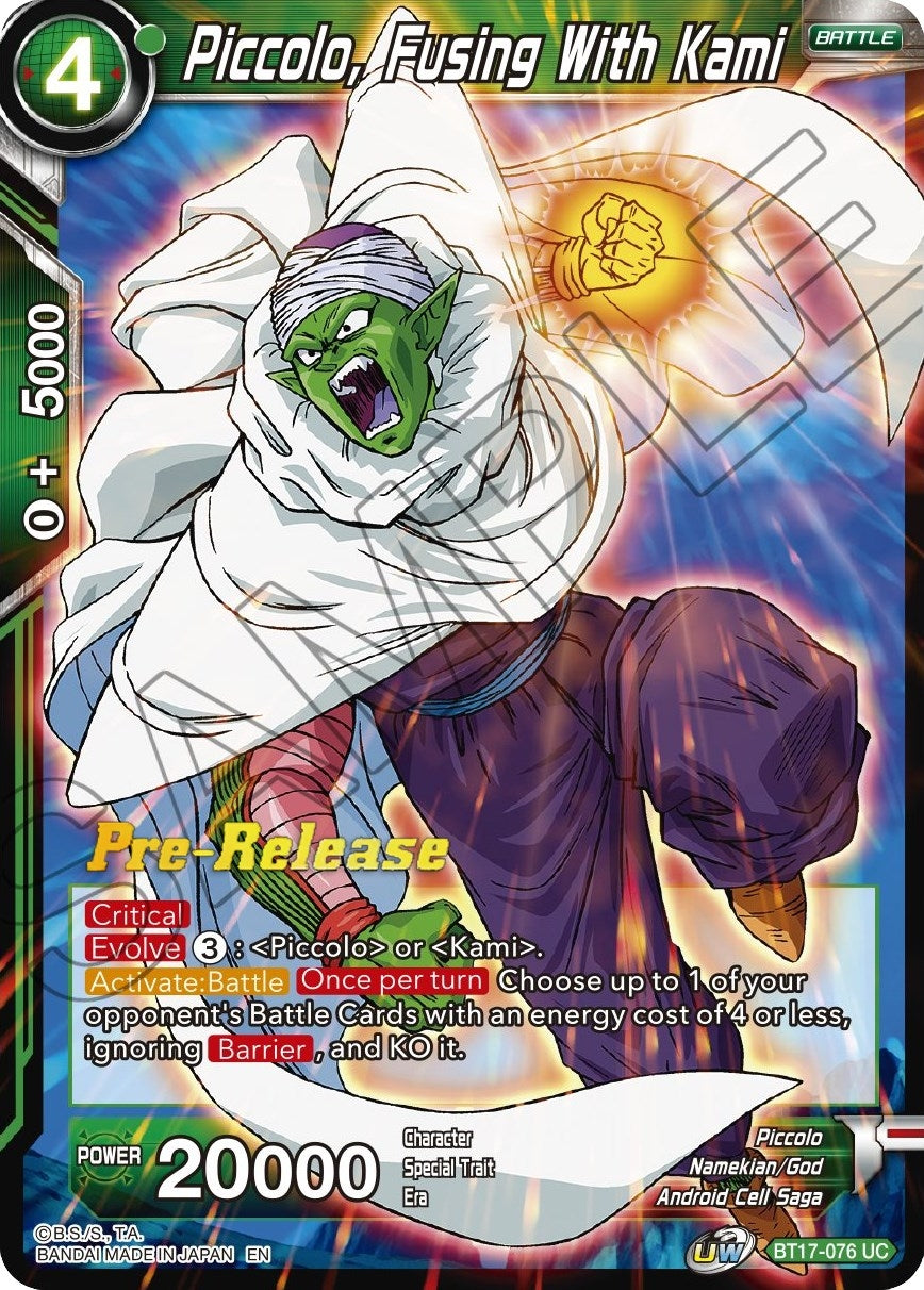 Image for Piccolo, Fusing With Kami (BT17-076) (DBS-B17PRE) - Dragon Ball Super: Masters