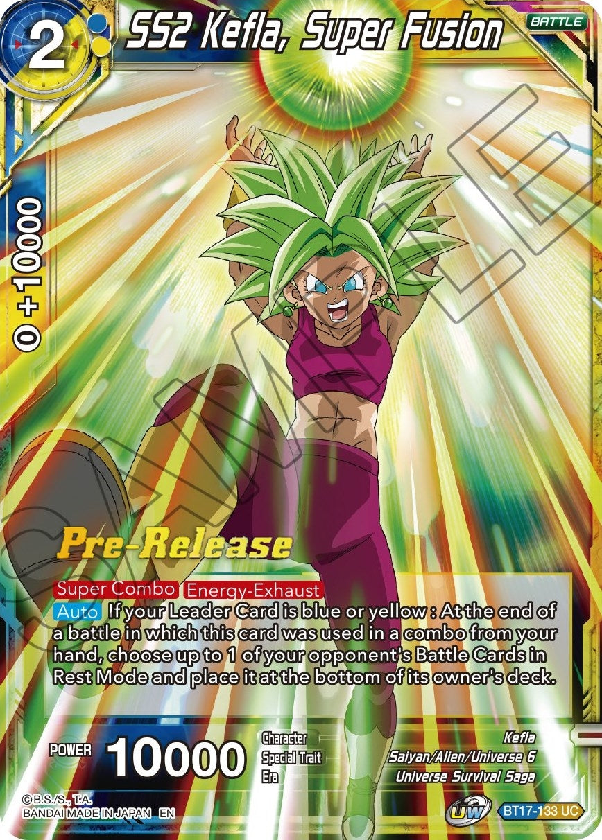 Image for SS2 Kefla, Super Fusion (BT17-133) (DBS-B17PRE) - Dragon Ball Super: Masters