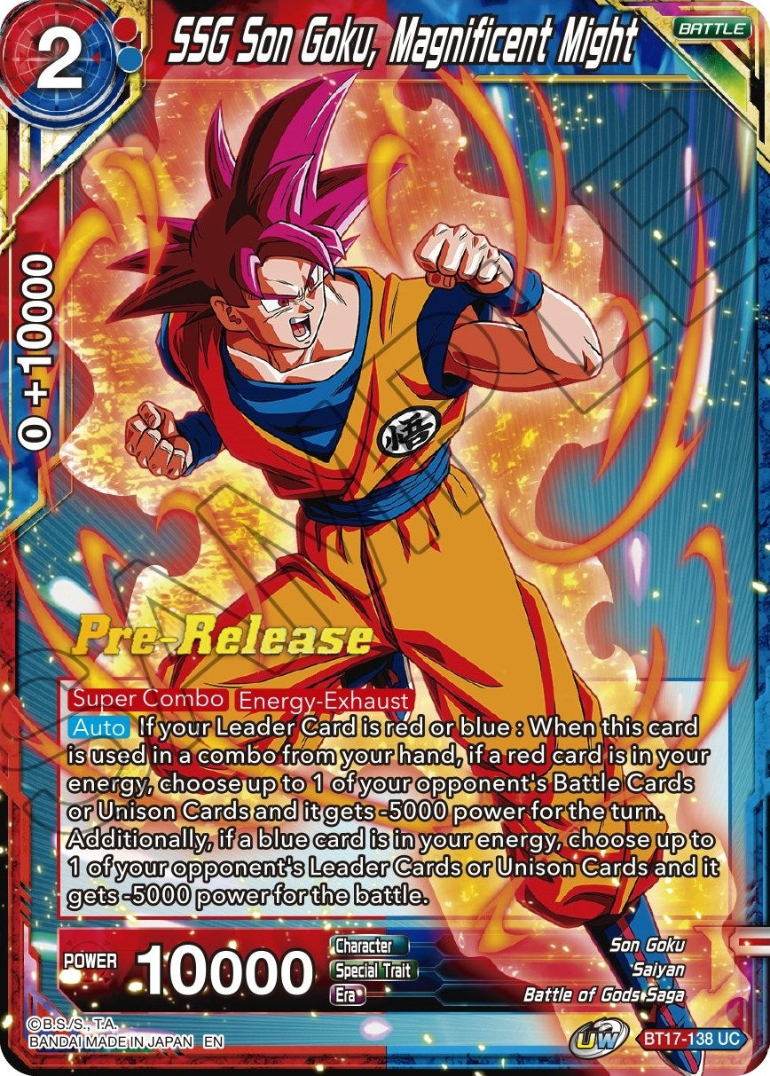 Image for SSG Son Goku, Magnificent Might (BT17-138) (DBS-B17PRE) - Dragon Ball Super: Masters
