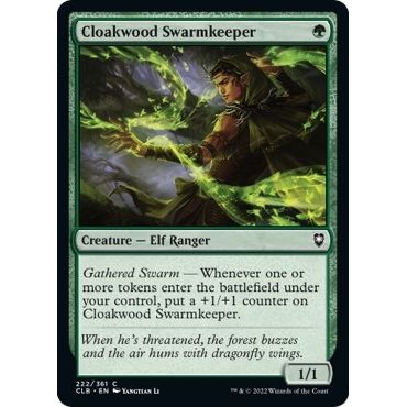 Image for Cloakwood Swarmkeeper (222) (CLB) - Magic: The Gathering