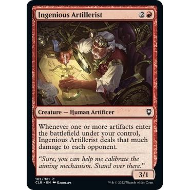 Image for Ingenious Artillerist (182) (CLB) - Magic: The Gathering