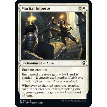 Image for Martial Impetus (33) (CLB) - Magic: The Gathering