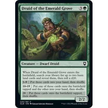 Image for Druid of the Emerald Grove (226) (CLB) - Magic: The Gathering