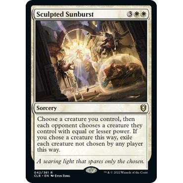 Image for Sculpted Sunburst (42) (CLB) - Magic: The Gathering