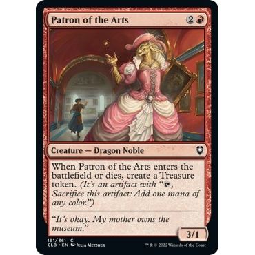 Image for Patron of the Arts (191) (CLB) - Magic: The Gathering