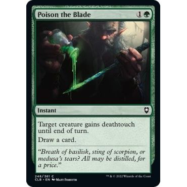 Image for Poison the Blade (248) (CLB) - Magic: The Gathering
