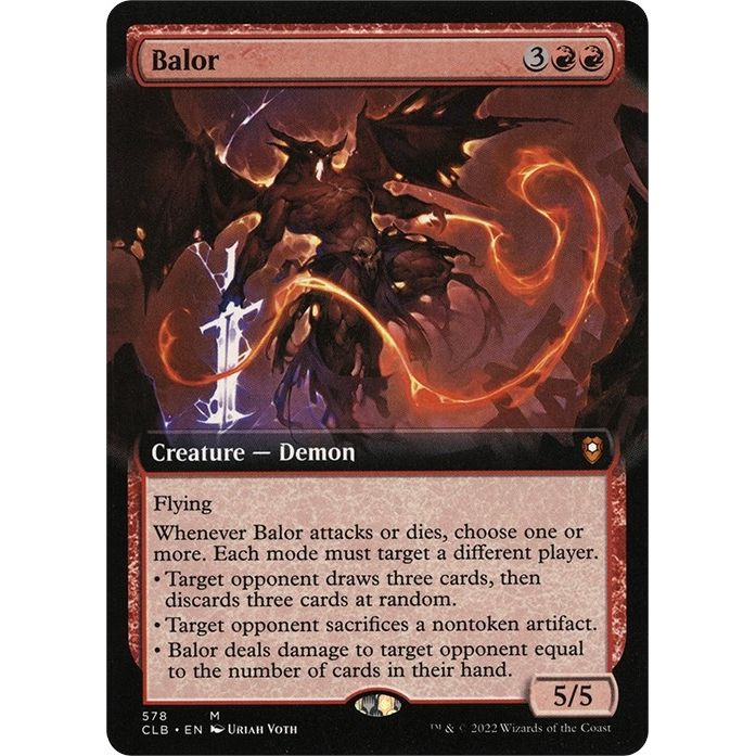 Image for Balor (Extended Art) (578) (CLB) - Magic: The Gathering