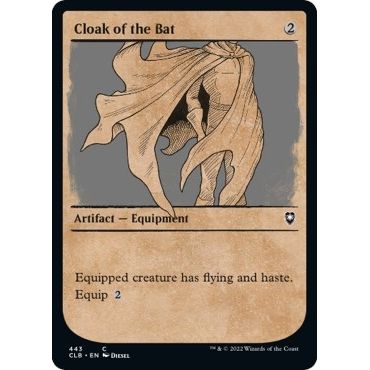 Image for Cloak of the Bat (Showcase) (443) (CLB) - Magic: The Gathering