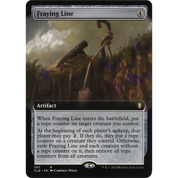 Image for Fraying Line (Extended Art) (597) (CLB) - Magic: The Gathering