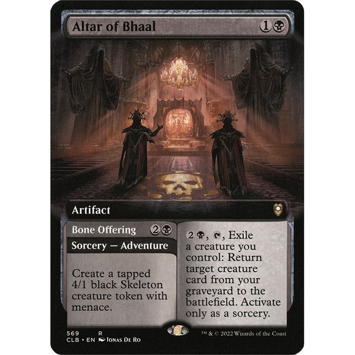 Image for Altar of Bhaal (Extended Art) (569) (CLB) - Magic: The Gathering