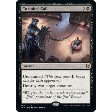Image for Curtains' Call (746) (CLB) - Magic: The Gathering