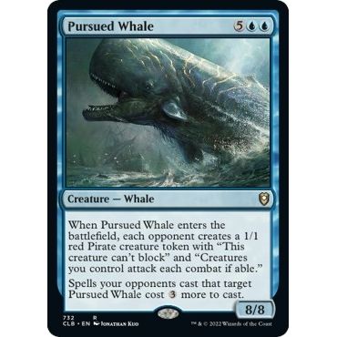 Image for Pursued Whale (732) (CLB) - Magic: The Gathering