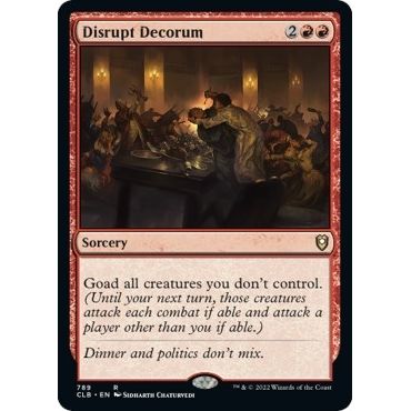 Image for Disrupt Decorum (789) (CLB) - Magic: The Gathering