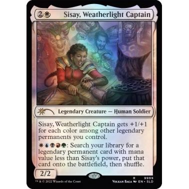 Image for Sisay, Weatherlight Captain (9999) (SLD) - Magic: The Gathering