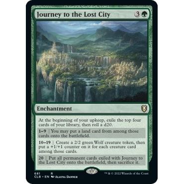 Image for Journey to the Lost City (681) (CLB) - Magic: The Gathering