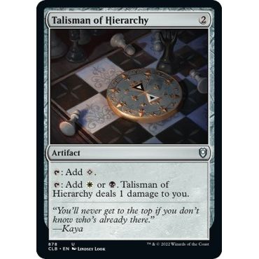 Image for Talisman of Hierarchy (878) (CLB) - Magic: The Gathering